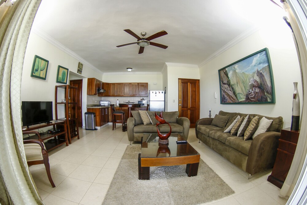 Exclusive Room, 1 Bedroom, Beach View, Beachfront - Living Room