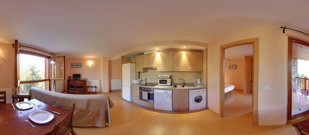 Área común: Apartamento, 1 habitación, vistas a la montaña
