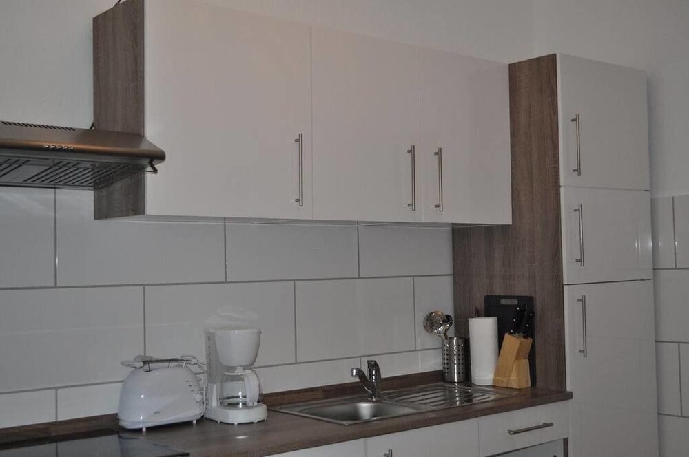 Kochnische im Zimmer (Apartment, 2 Schlafzimmer, Stadtblick, zum Garten hin (Westerholtstr.28,44579 Castrop-Rauxel))