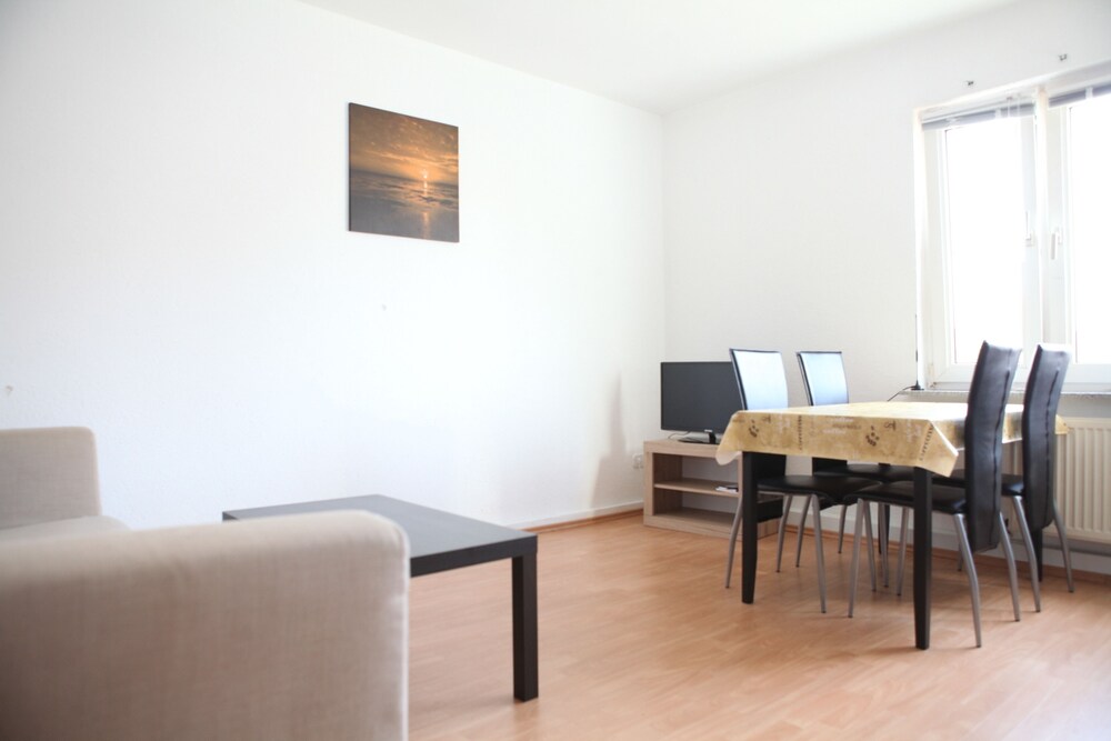 Wohnbereich (Apartment, 2 Schlafzimmer, Stadtblick (Apartment am Ring | Johanniterstr. 31))