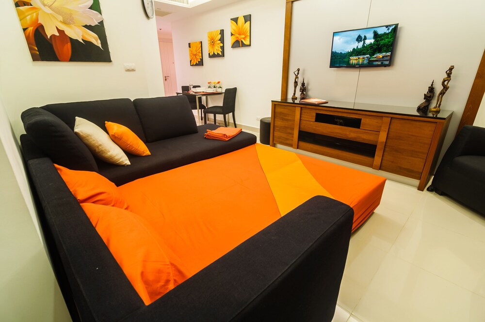 거실 (1 Bedroom Apartment 1217 B with sea view)