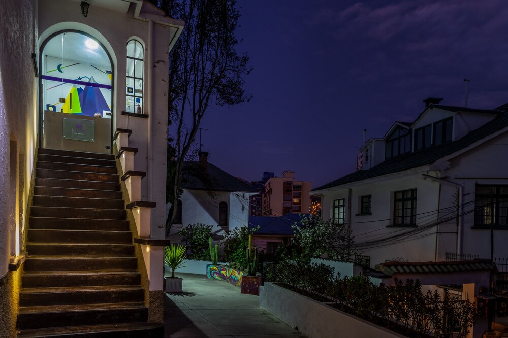 Hotel Front - Evening/Night