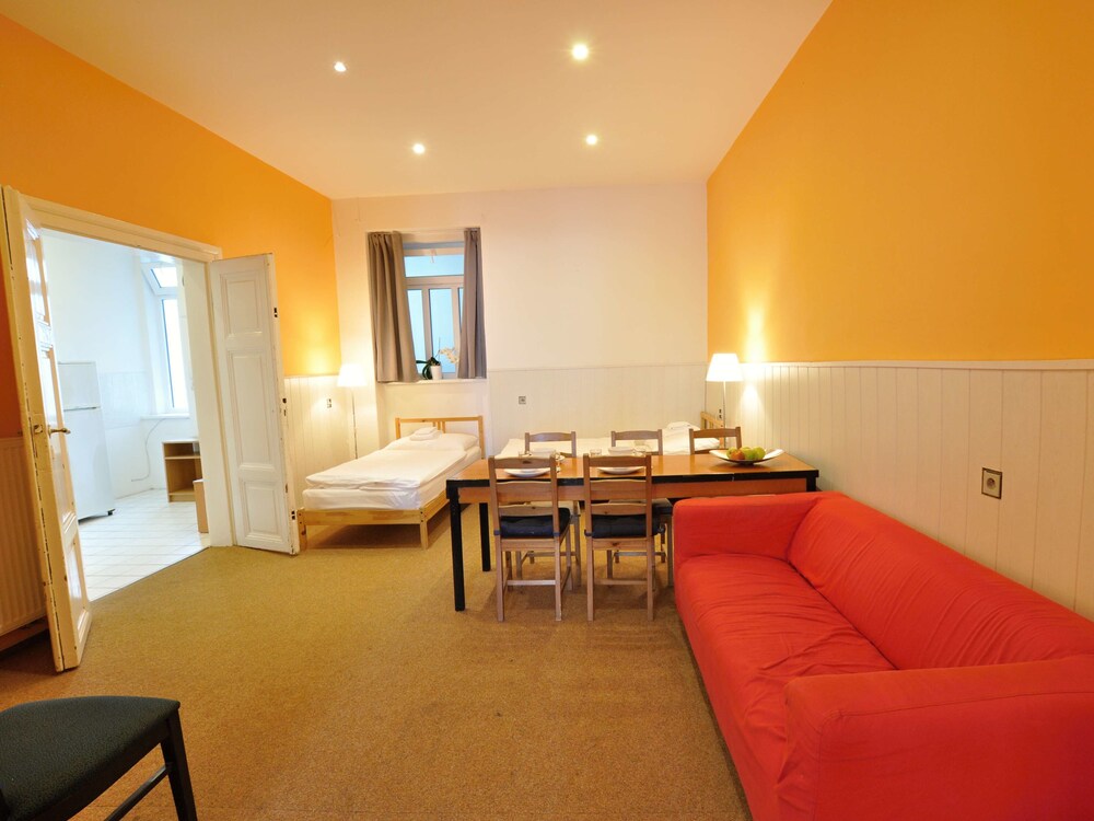 거실 공간 (아파트 (Sleeps 8))
