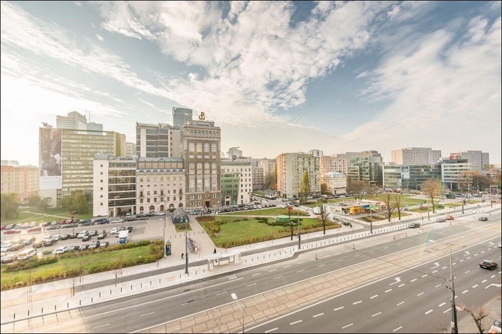호텔에서의 전망 (아파트, 침실 2개 (at 140 Marszalkowska Street ))