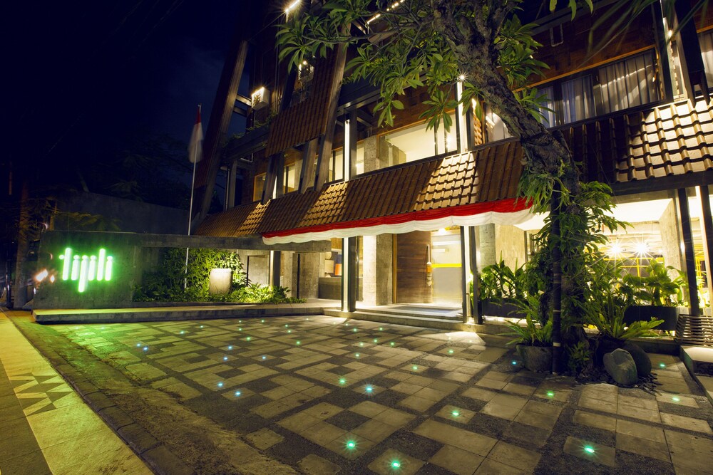 Hotel Front - Evening/Night