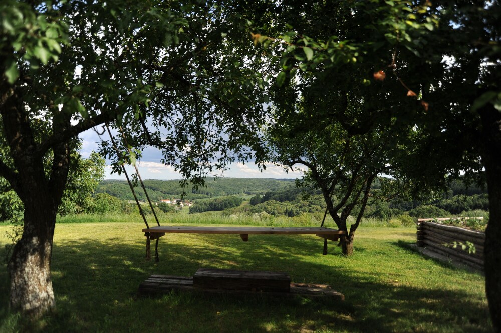 Blick auf die Garten