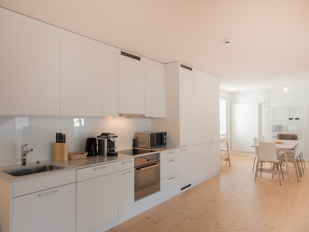 Küche im Zimmer (City-Apartment, 1 Schlafzimmer)