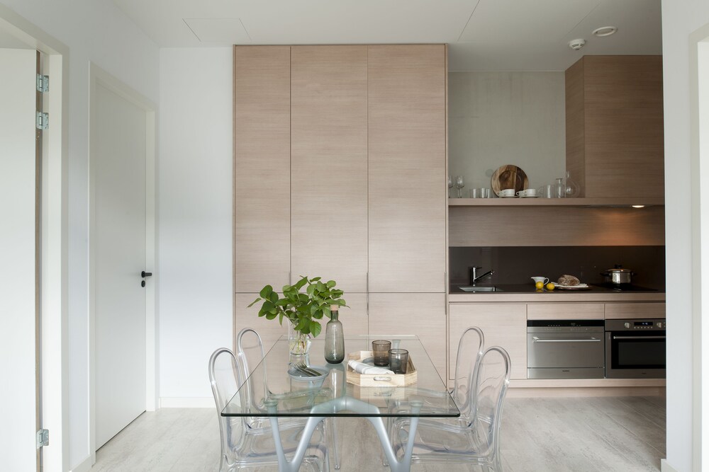 Keuken in kamer: Appartement, 2 slaapkamers, Uitzicht op de stad (For 1-4)