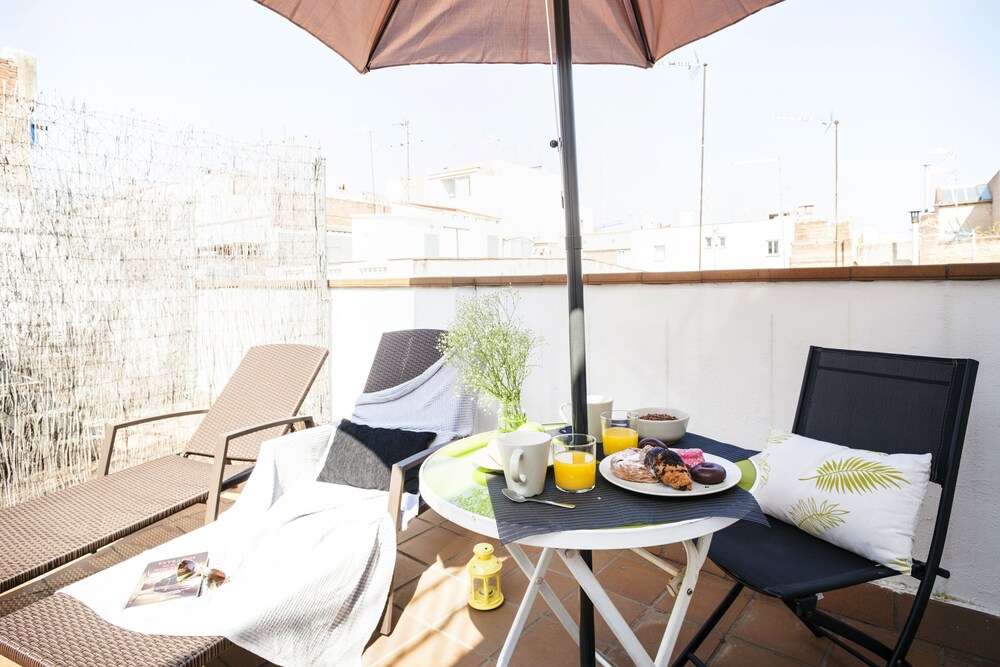 Terraza o patio: Apartamento, 1 habitación, terraza