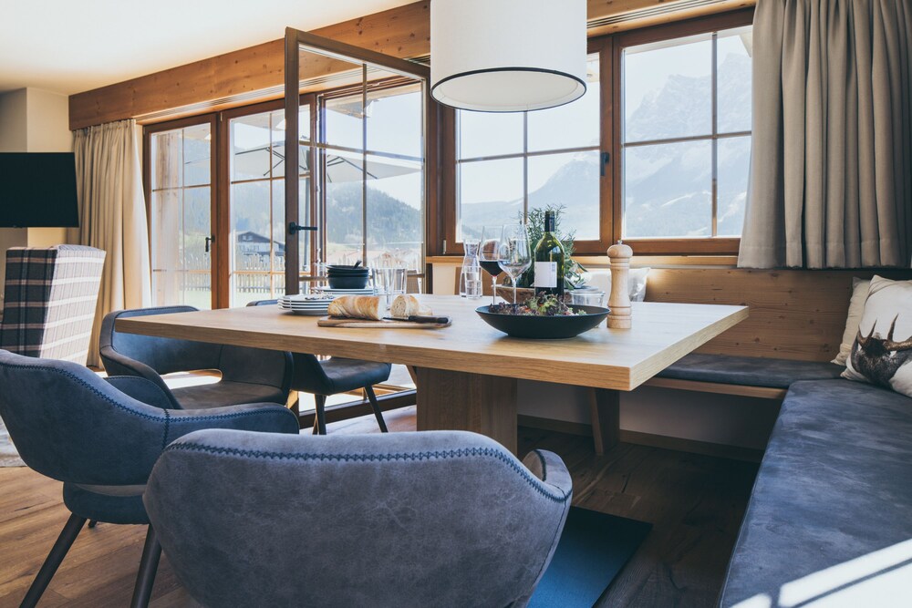 객실 내 주방 (럭셔리 샬레, 침실 3개, 정원 (infrared cabin, Family Chalet))