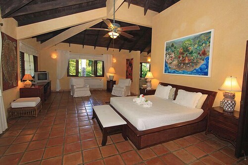 객실 (빌라, 침실 4개, 욕조 (Villa Las Palmas, Cabarete Sosua, Pue))