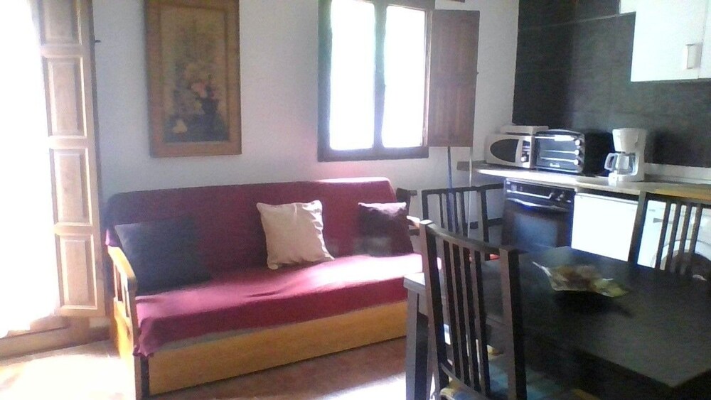 Sala de estar: Apartamento, 1 habitación, vistas a la montaña