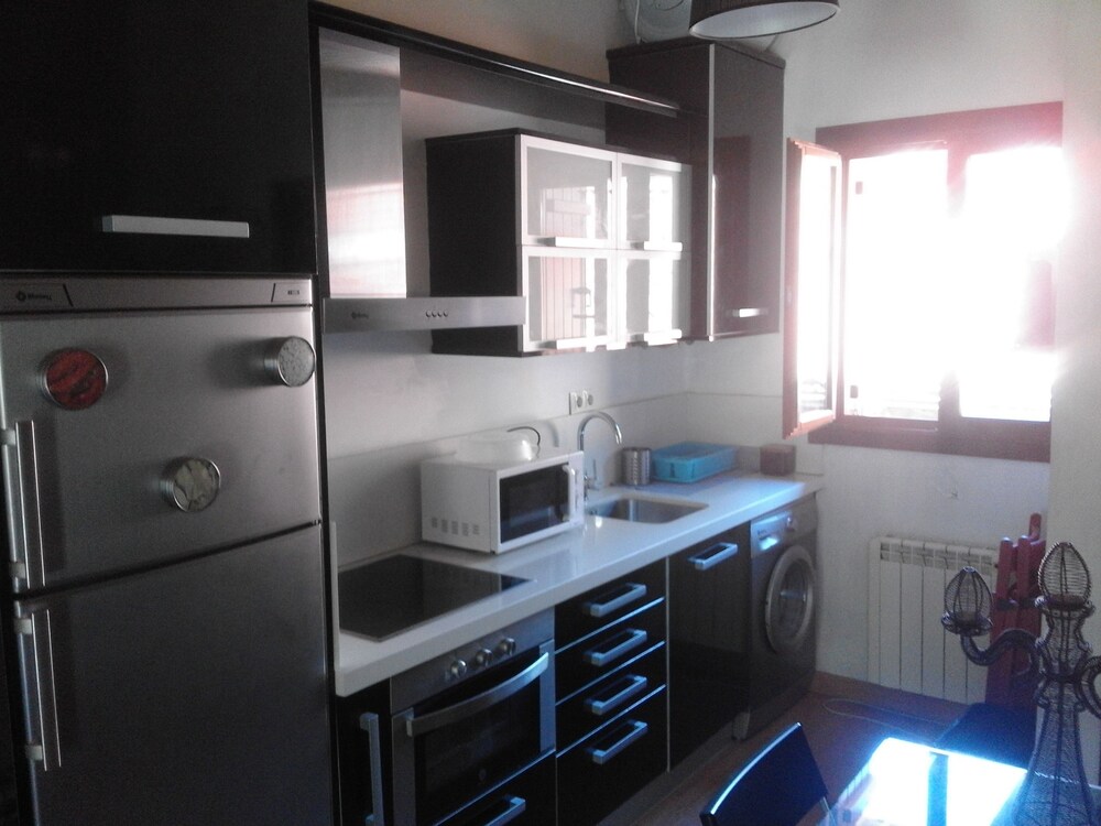 Cocina básica en la habitación: Apartamento superior, 2 habitaciones, vistas a la montaña