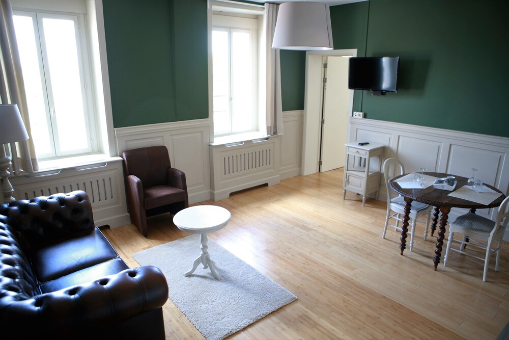 Woonkamer: Luxe suite, 1 slaapkamer, niet-roken, keuken
