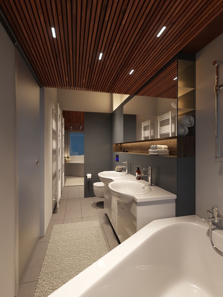 Vasca da bagno a immersione totale (Appartamento, 2 camere da letto (+35CHF service charge p.p.p.n.))