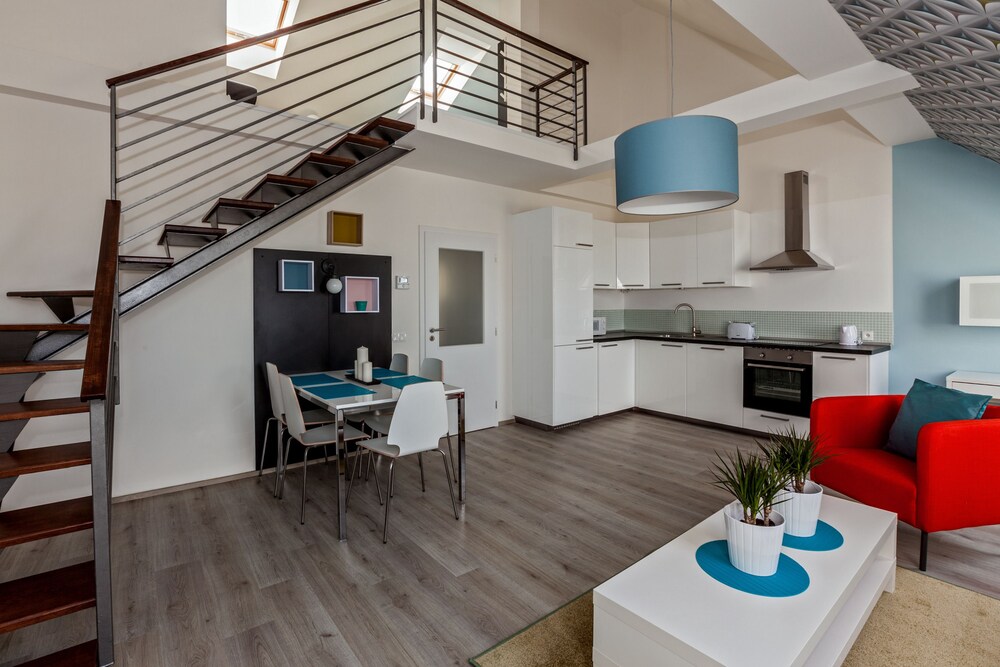 Keuken in kamer: Superior maisonnette, 2 slaapkamers (4 Adults)