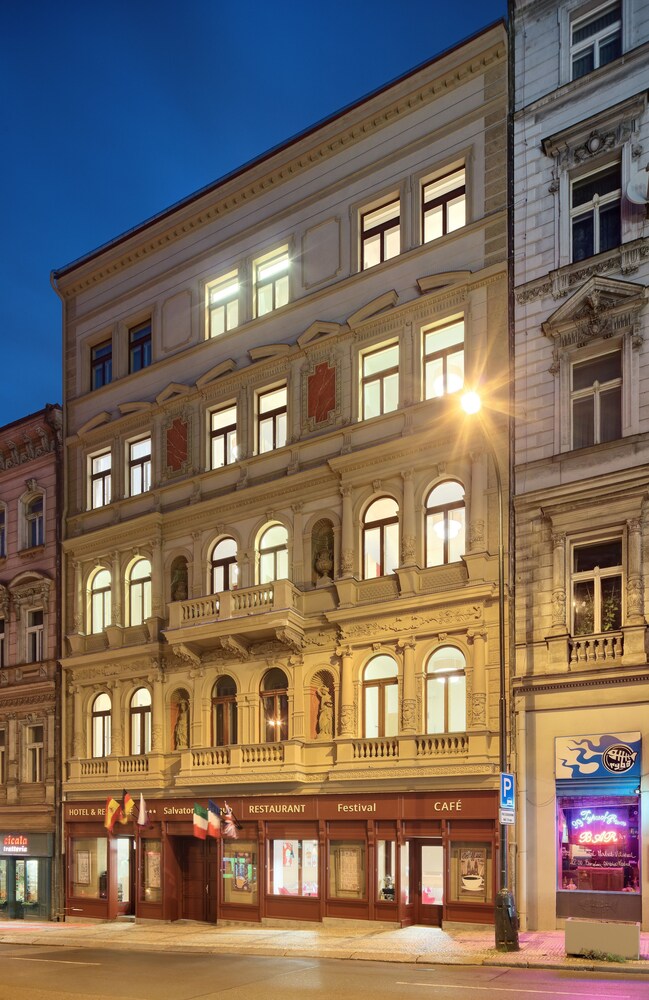 Hotel Front - Evening/Night
