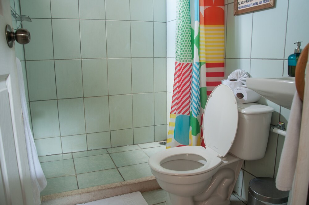Apartment, Balcony, Pool View - Bathroom