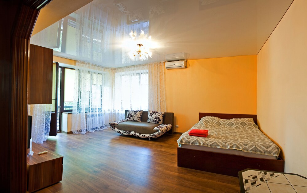 Apartment, Balcony (Zheltoksan Street 78) - Living Area