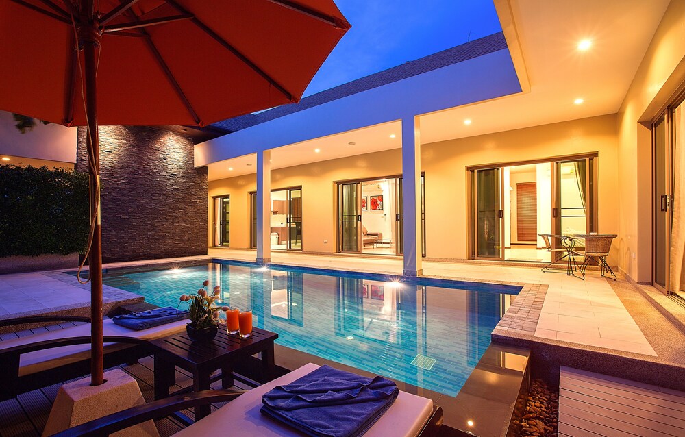 테라스/파티오 (3 Bedroom Private Pool Villa)