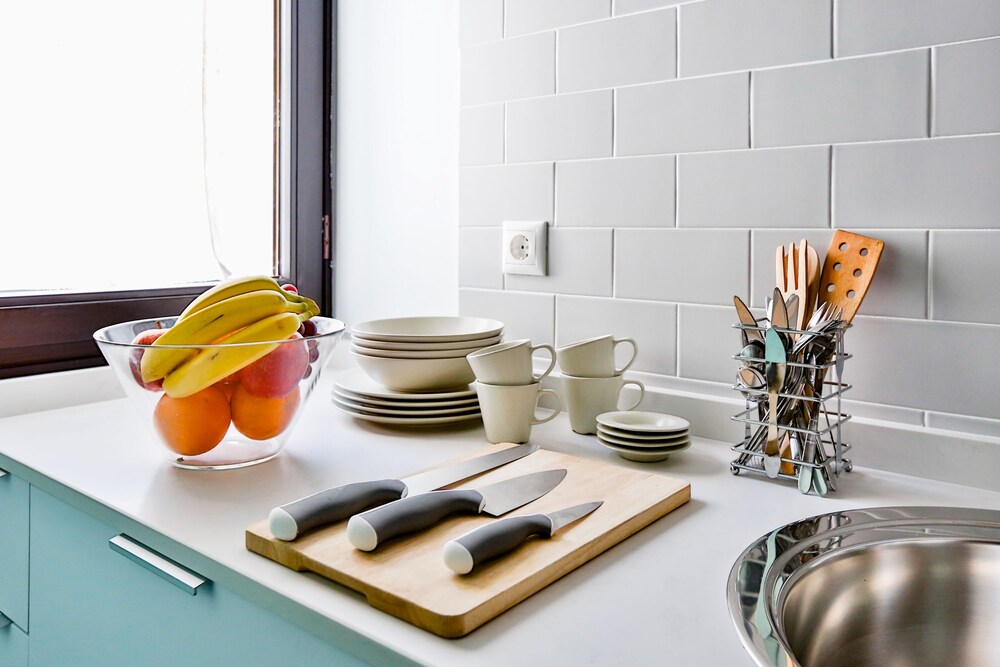 Cocina básica en la habitación