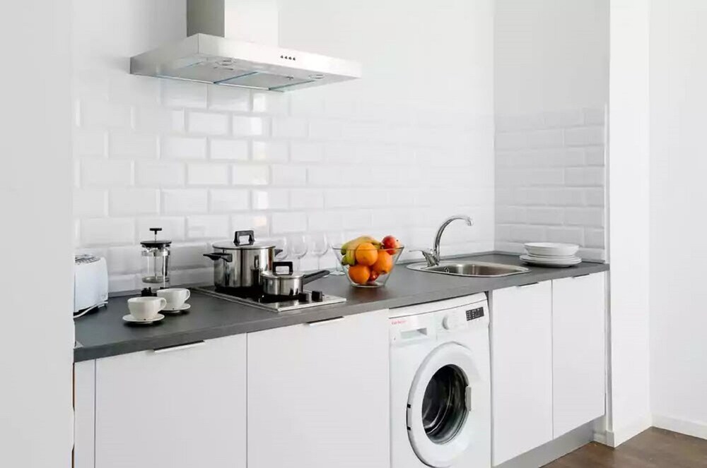 Cocina en la habitación: Apartamento básico, 1 habitación