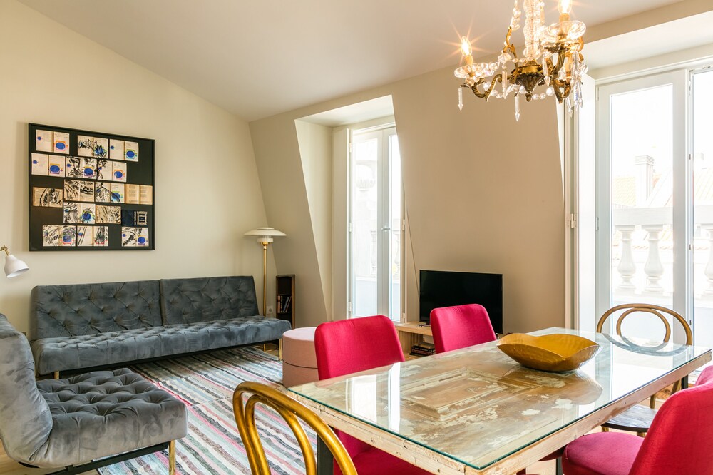 Soggiorno (Appartamento Premium, 2 camere da letto, vista fiume)