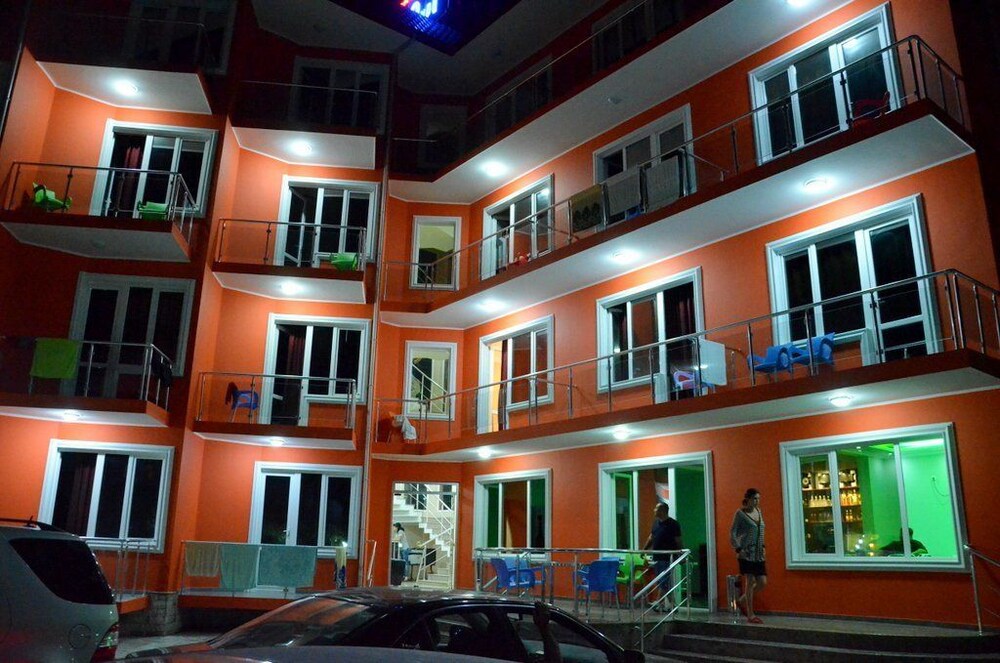 Hotel Front - Evening/Night
