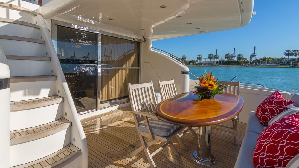 65' Princess Luxury Yacht - Balcony