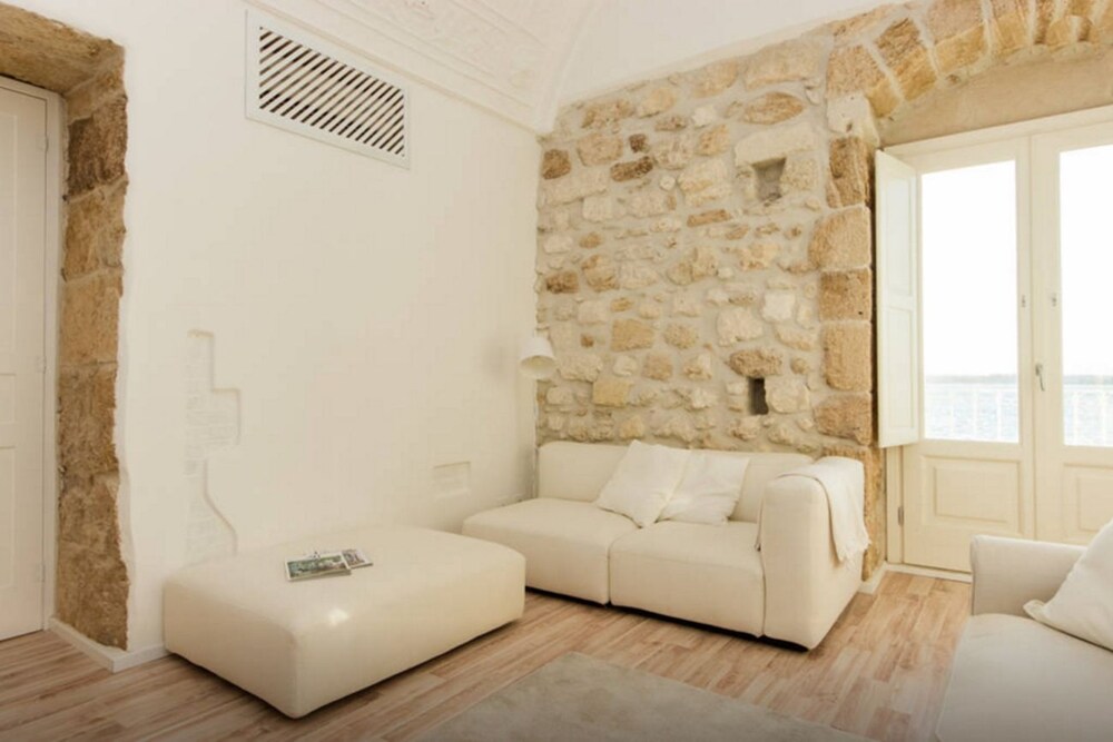 Area soggiorno (Appartamento, 1 camera da letto, vista mare (Via delle Carceri Vecchie))