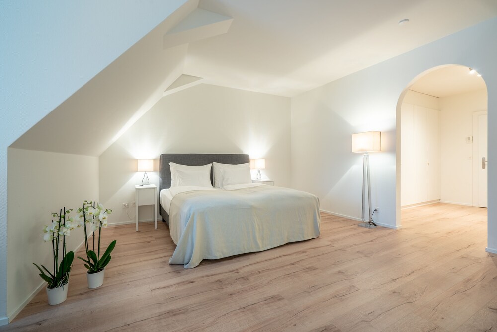 Ausblick vom Zimmer (Comfort-Apartment, Stadtblick)