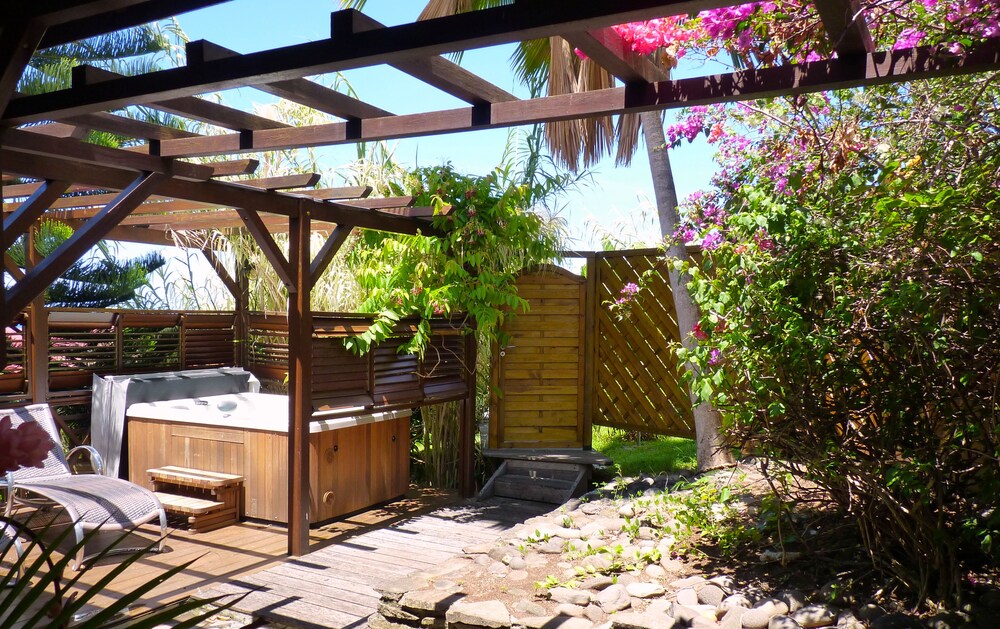 분사식 욕조 (Villa P'tite Anse Spa Prive)