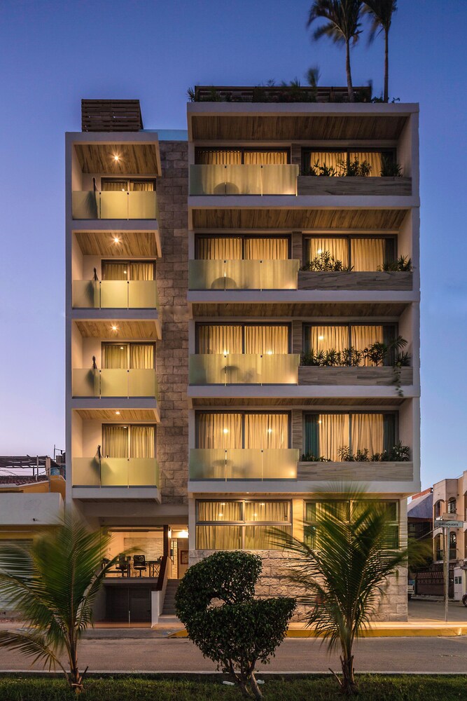 Hotel Front - Evening/Night