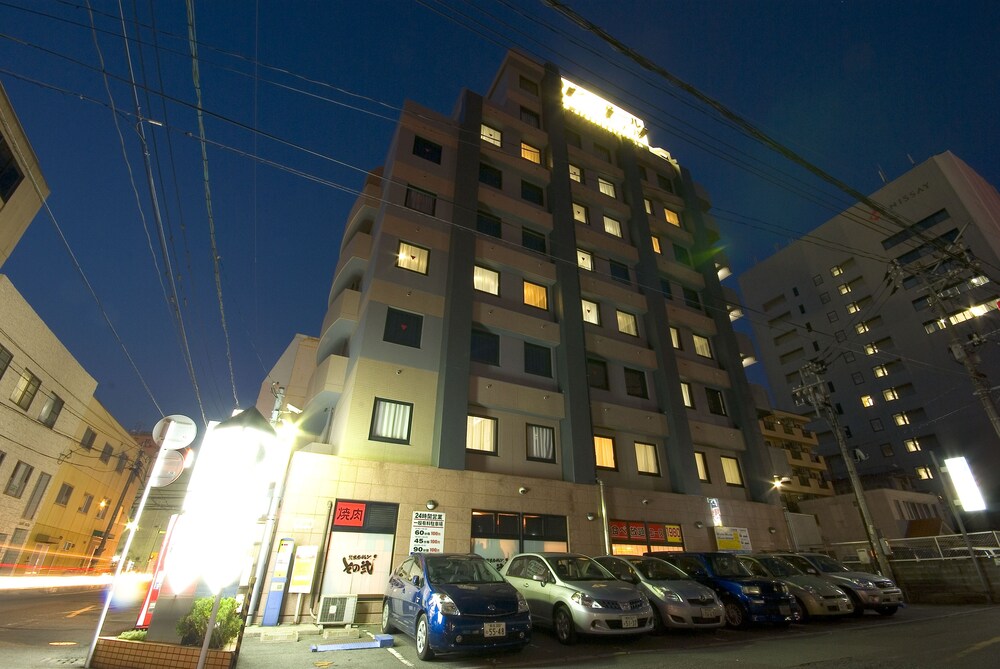 Hotel Front - Evening/Night
