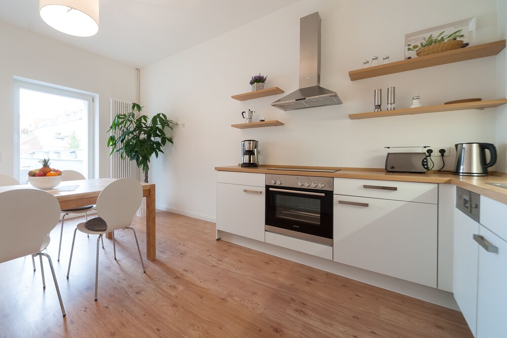 Küche im Zimmer (Apartment, 1 Schlafzimmer (Apartment 1, inkl. Endreinigungsgebühr: 40€ )