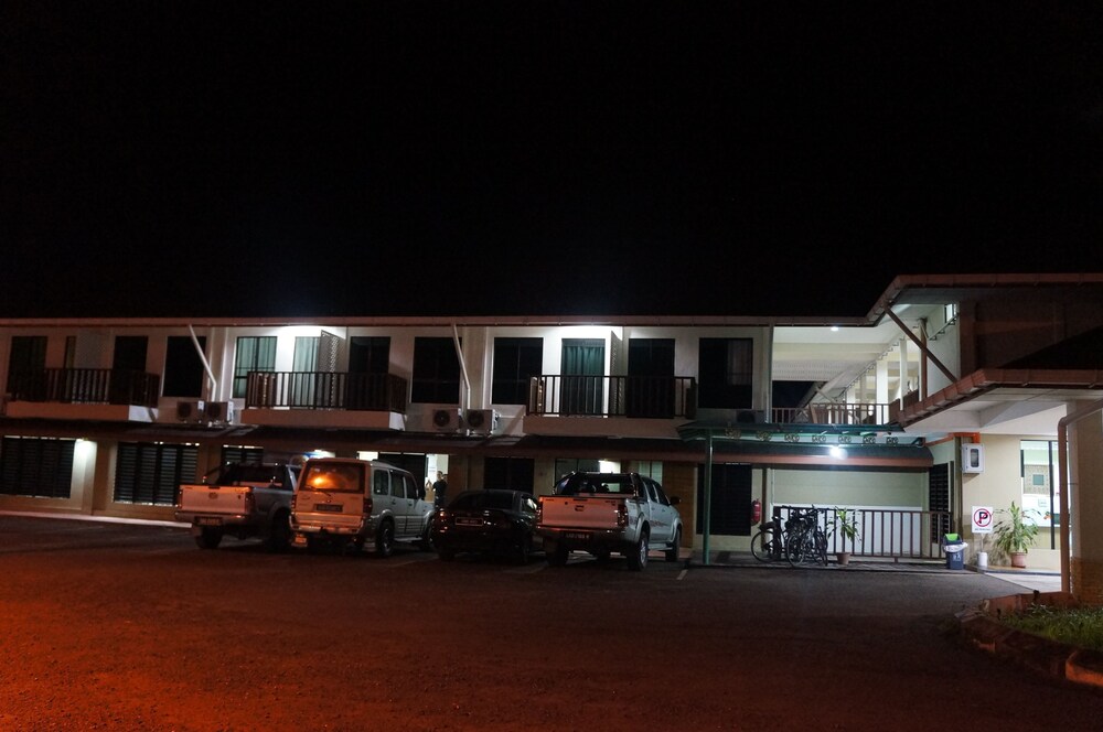 Hotel Front - Evening/Night