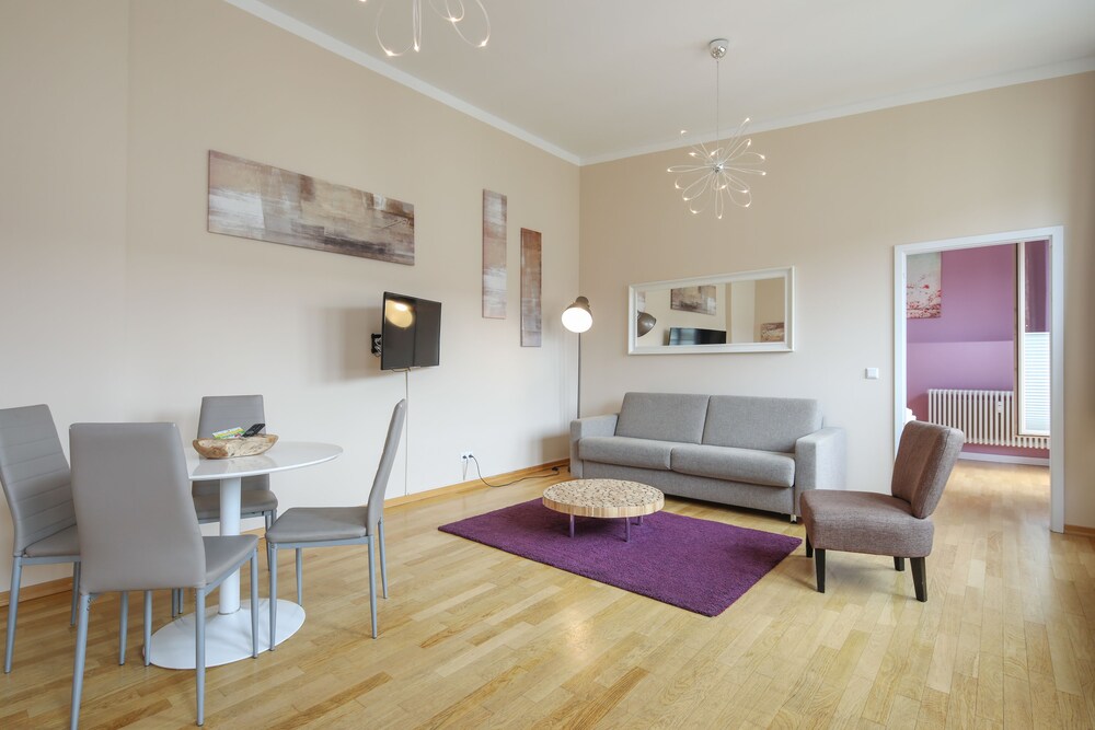 Wohnzimmer (Apartment, 1 Schlafzimmer, Terasse, zum Innenhof hin (Apartment 6, inkl. Endreinigungsgebühr: 40€))