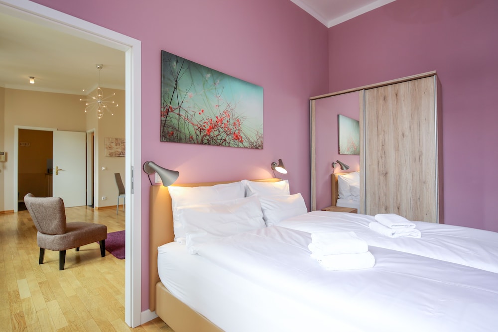 Zimmer (Apartment, 1 Schlafzimmer, Terasse, zum Innenhof hin (Apartment 6, inkl. Endreinigungsgebühr: 40€))