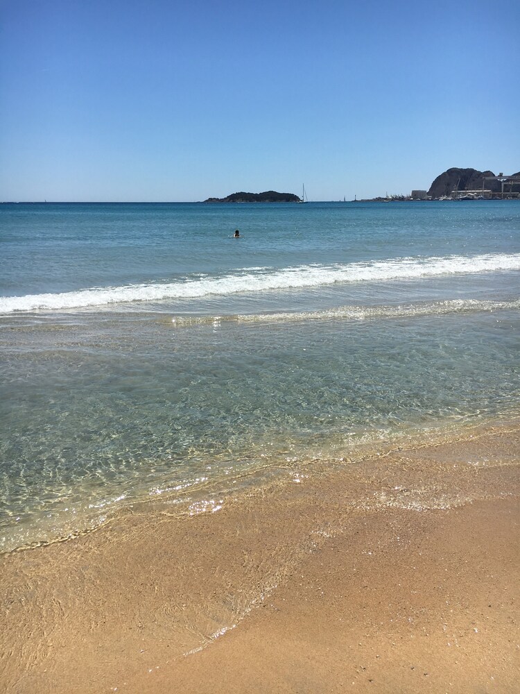 Vue sur la plage/la mer