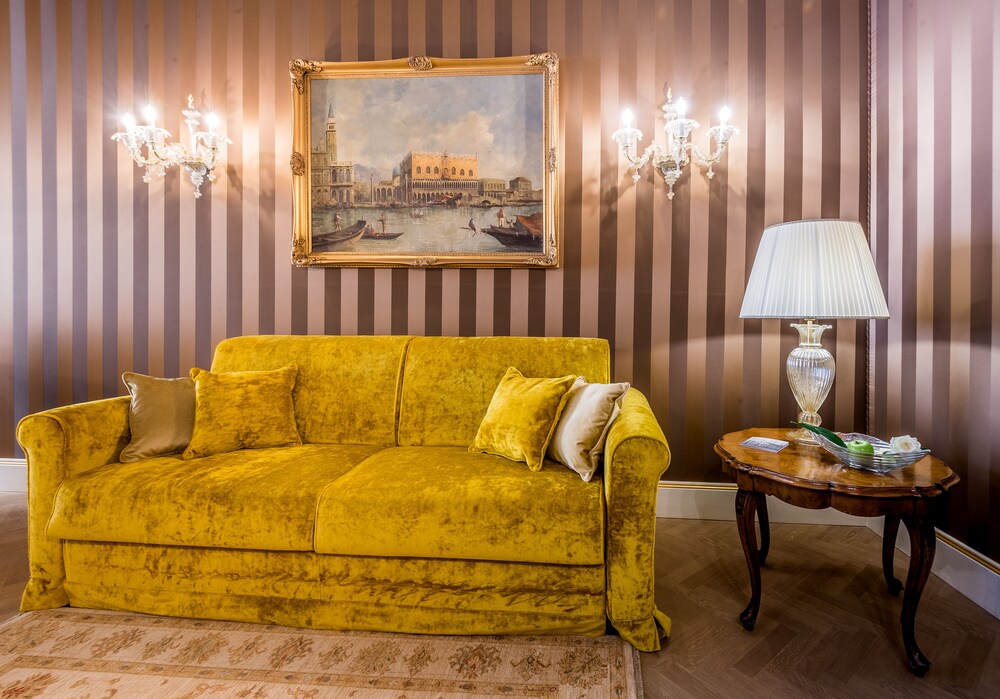 Area soggiorno (Appartamento Royal, 1 camera da letto, angolo cottura, vista città (4 Pax))