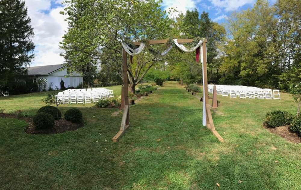 屋外結婚式場