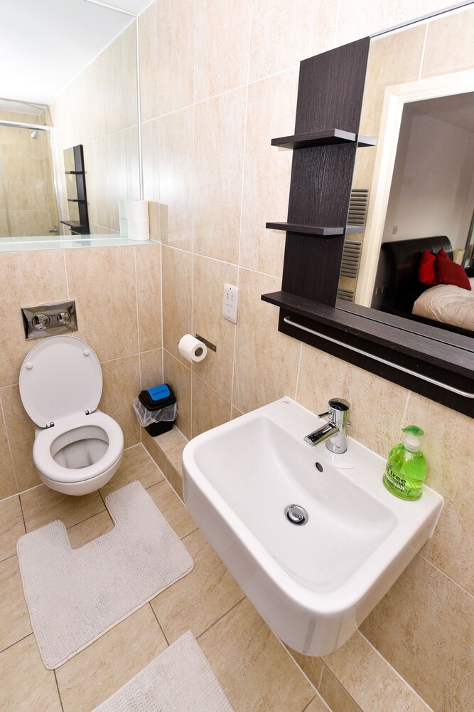 Salle de bain (Appartement Deluxe, 2 chambres, 2 salles de bains)