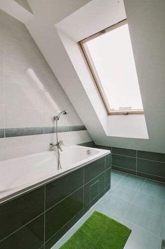 Badezimmer (Design-Apartment, 2 Schlafzimmer (1067 Budapest, Szondi utca 22.))