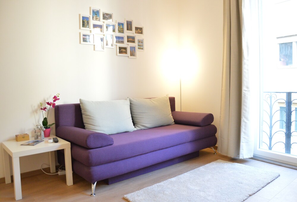 Wohnzimmer (Design-Apartment, 2 Schlafzimmer (1065 Budapest,Bajcsy-Zsilinszky köz 2))