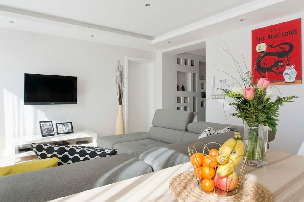 Wohnzimmer (Design-Apartment, 2 Schlafzimmer (1055 Budapest, Falk Miksa utca 13.))