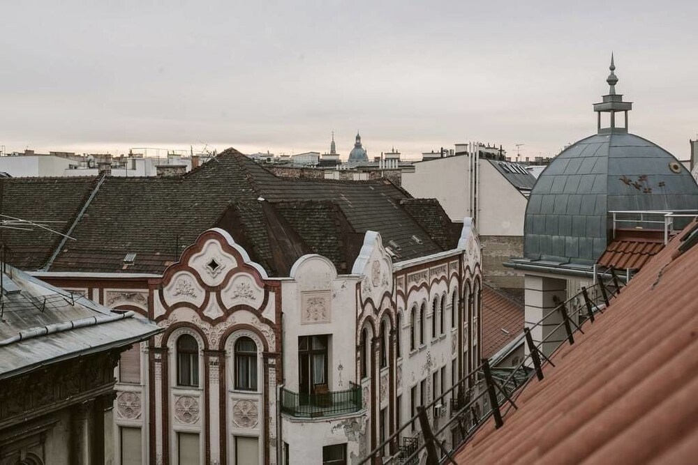 Ausblick vom Zimmer (Design-Apartment, 2 Schlafzimmer (1067 Budapest, Szondi utca 22.))