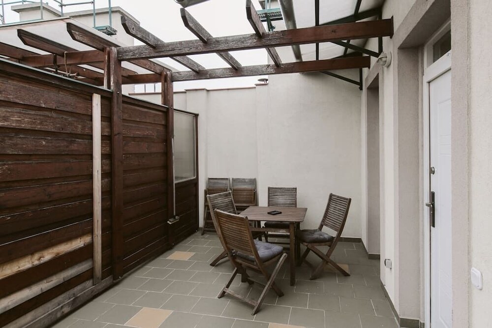 Balkon (Design-Apartment, 2 Schlafzimmer (1067 Budapest, Szondi utca 22.))