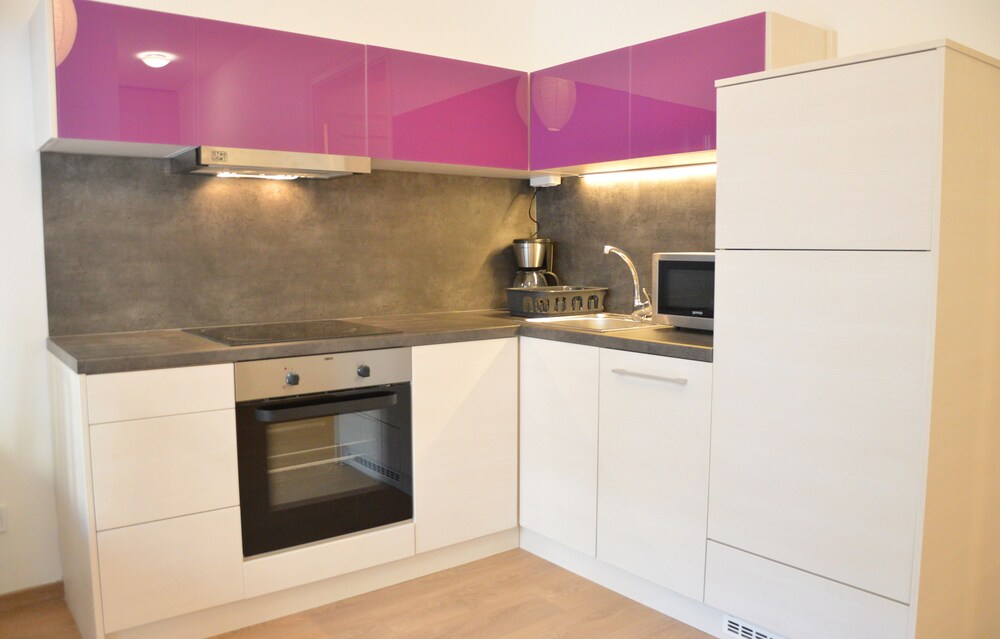 Kochnische im Zimmer (Design-Apartment, 2 Schlafzimmer (1065 Budapest,Bajcsy-Zsilinszky köz 2))