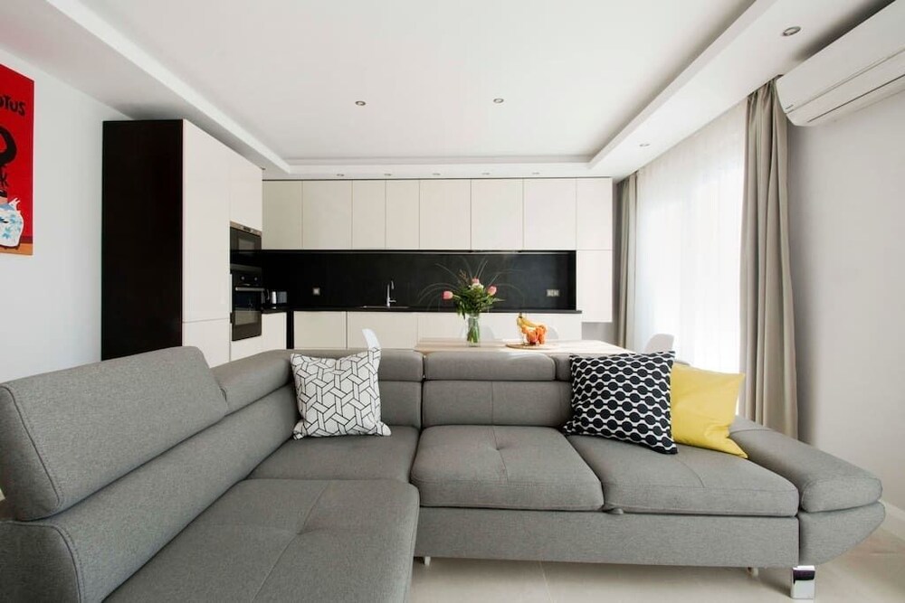 Wohnbereich (Design-Apartment, 2 Schlafzimmer (1055 Budapest, Falk Miksa utca 13.))