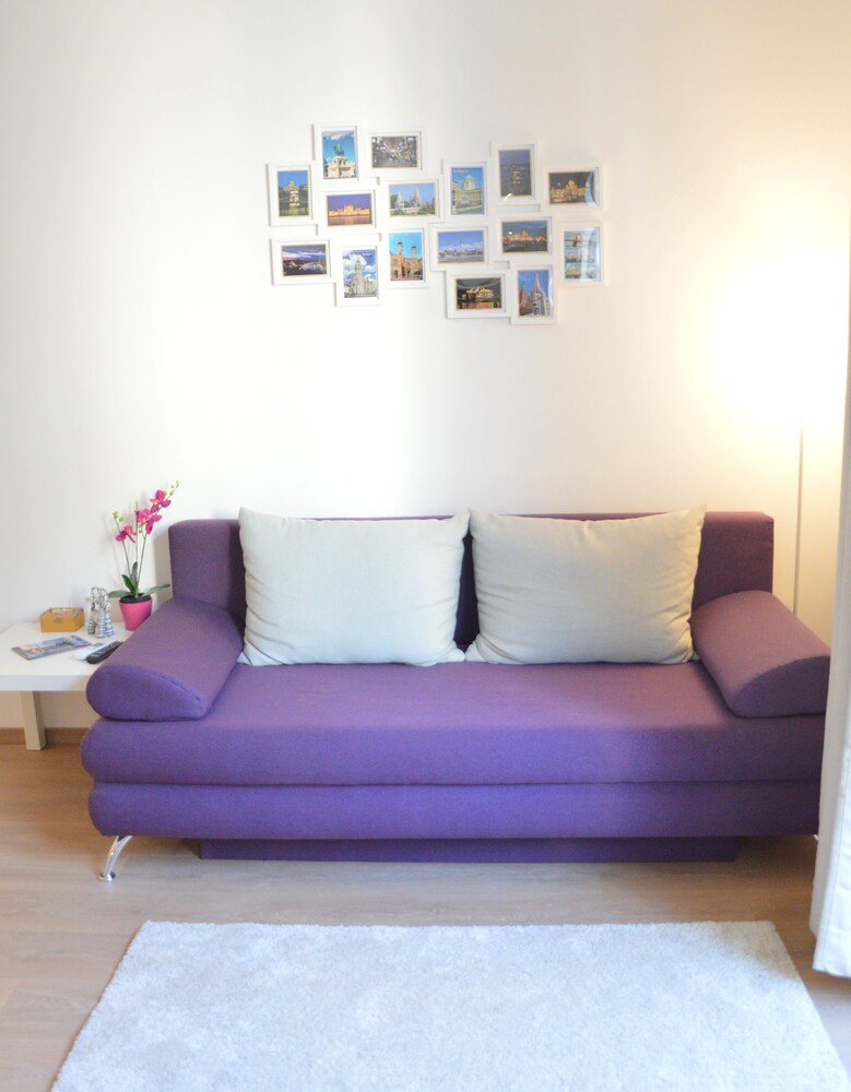 Wohnzimmer (Design-Apartment, 2 Schlafzimmer (1065 Budapest,Bajcsy-Zsilinszky köz 2))